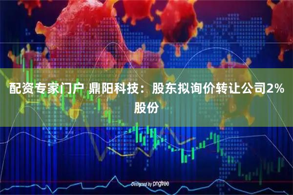 配资专家门户 鼎阳科技：股东拟询价转让公司2%股份