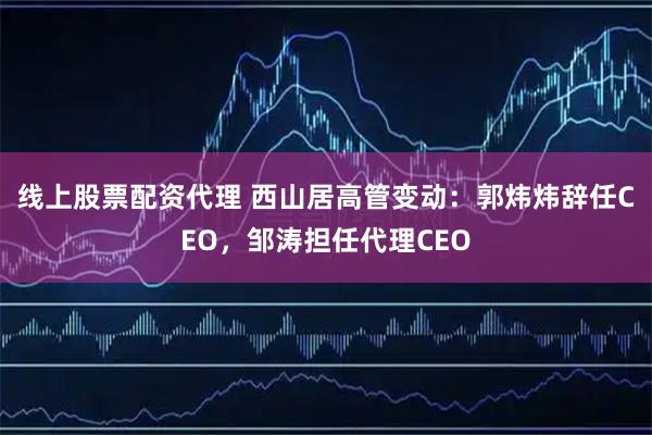 线上股票配资代理 西山居高管变动：郭炜炜辞任CEO，邹涛担任代理CEO